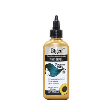 Bigen Vivid Shades Semi-Permanent Hair Color – Turquoise Blue TB3 - 3oz - ANNS BEAUTY SUPPLY